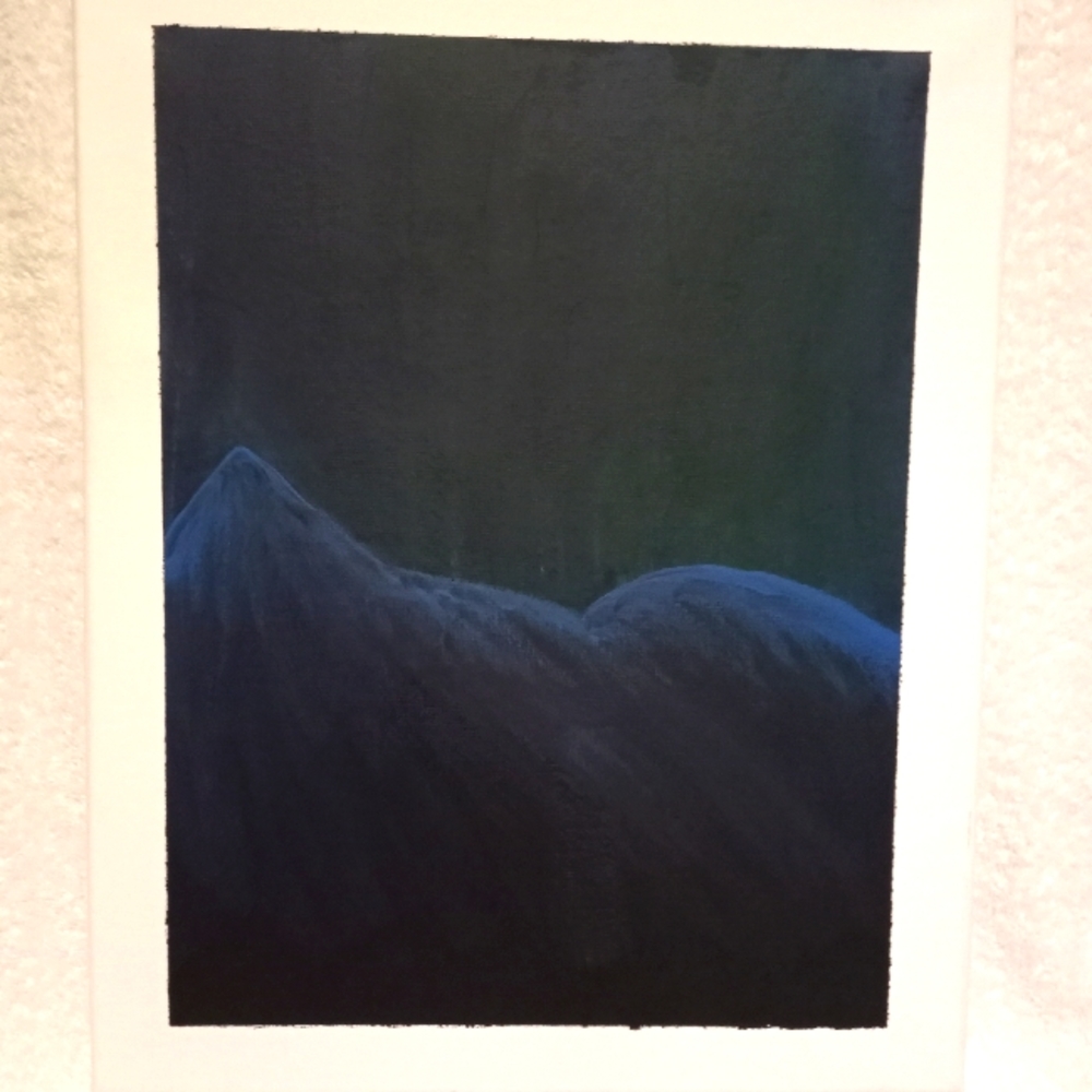 Hand Painted Aurora Borealis